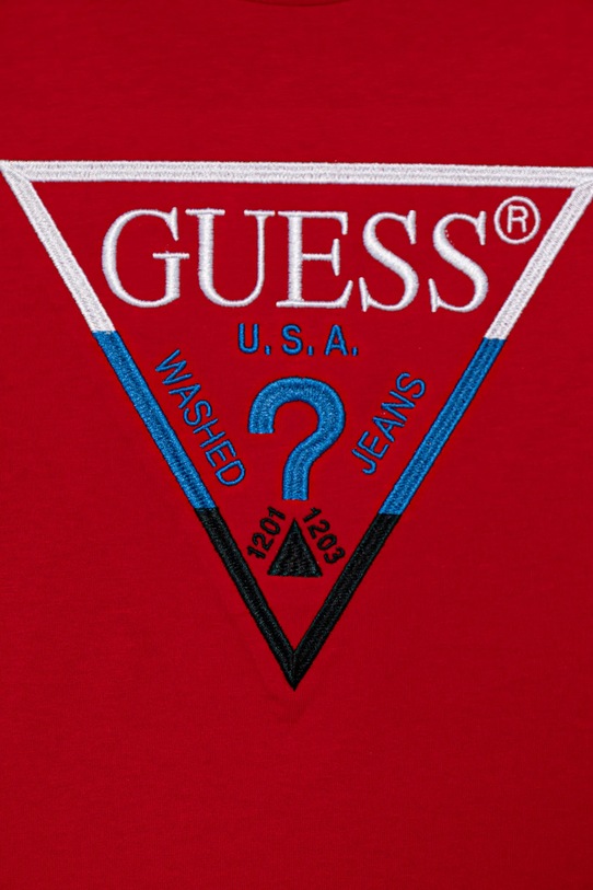Мальчик Хлопковый детский лонгслив Guess L5YI06.K8HM4.9BYA красный