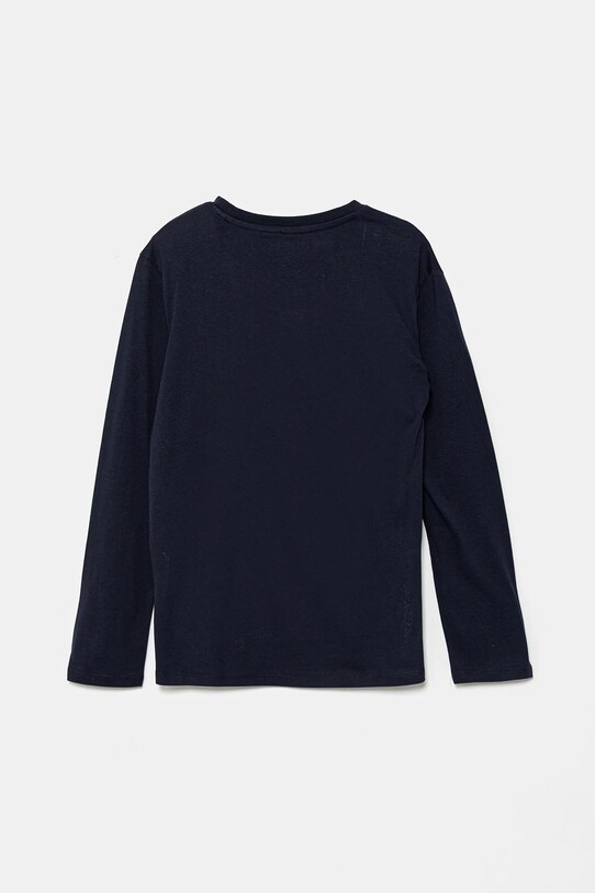 Guess longsleeve din bumbac pentru copii L5YI30.K8HM4.9BYA bleumarin AW25