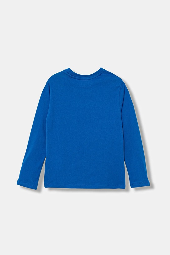 Guess longsleeve bawełniany dziecięcy N5YI01.K8HM4.9BYA niebieski AW25