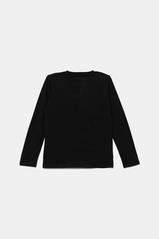 Guess longsleeve bawełniany dziecięcy N5YI01.K8HM4.9BYA czarny AW25