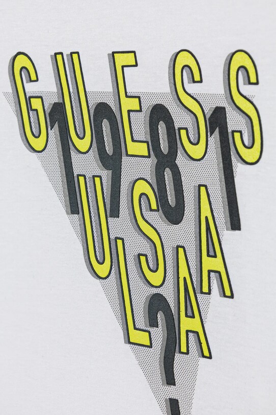 Fiú Guess gyerek pamut hosszú ujjú felső N5YI03.K8HM4.9BYA fehér