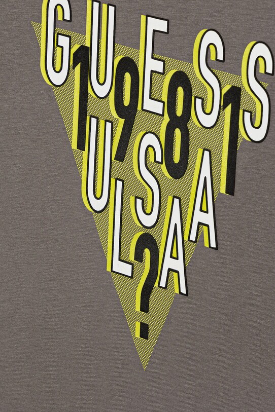 Chłopiec Guess longsleeve bawełniany dziecięcy N5YI03.K8HM4.9BYA szary