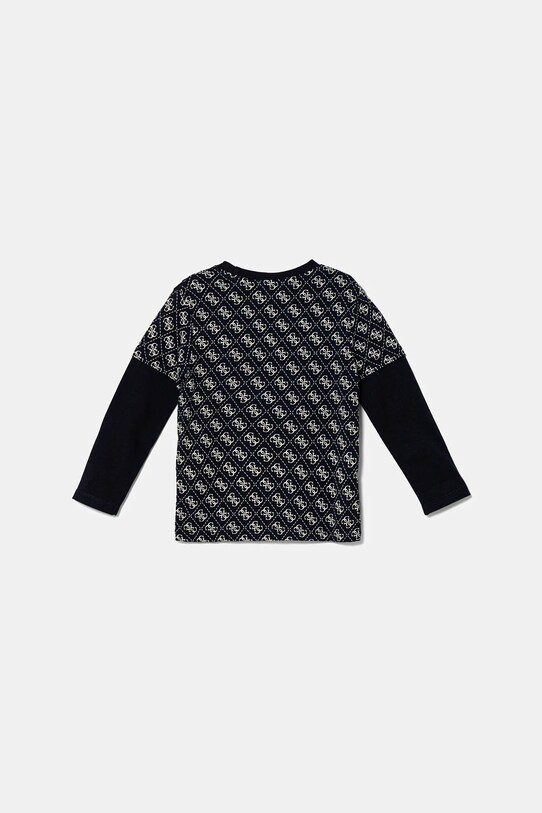 Guess gyerek pamut hosszú ujjú felső N5YI09.K8HM4.9BYA kék AW25