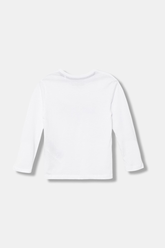 Guess longsleeve bawełniany dziecięcy N5YI21.K8HM4.9BYA biały AW25