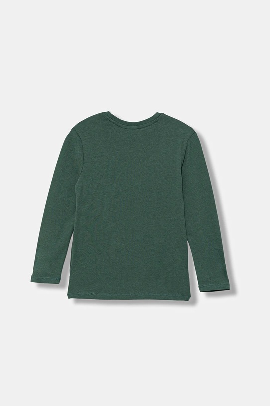 Guess longsleeve bawełniany dziecięcy N5YI21.K8HM4.9BYA zielony AW25