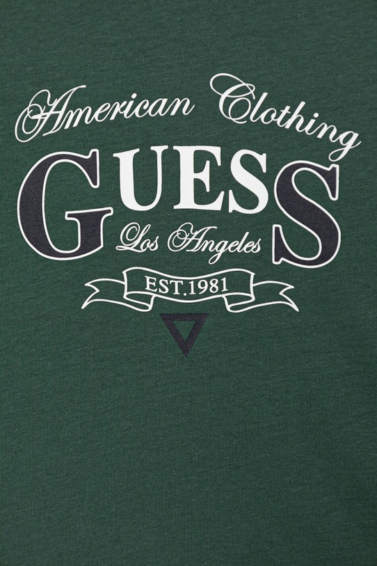 Chłopiec Guess longsleeve bawełniany dziecięcy N5YI21.K8HM4.9BYA zielony