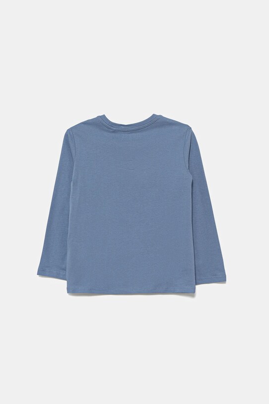 Guess longsleeve din bumbac pentru copii N5YI23.K8HM4.9BYA albastru AW25