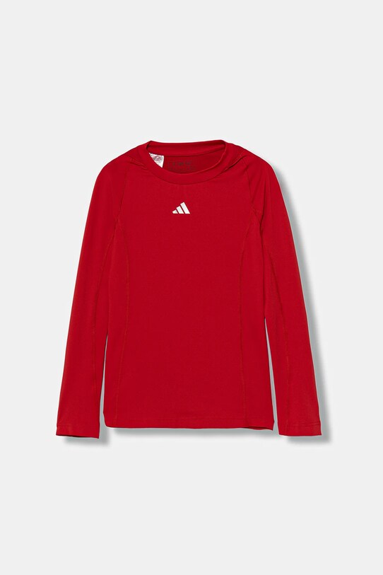 Παιδικό μακρυμάνικο adidas Performance στάμπα κόκκινο JW7960