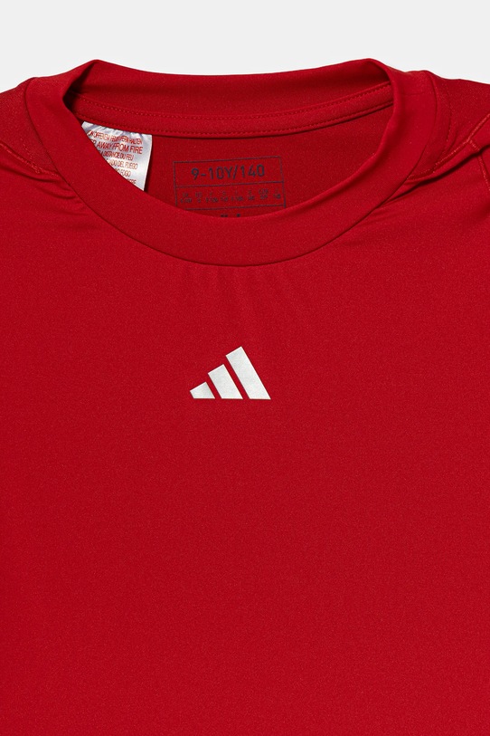 Chłopiec adidas Performance longsleeve dziecięcy JW7960 czerwony