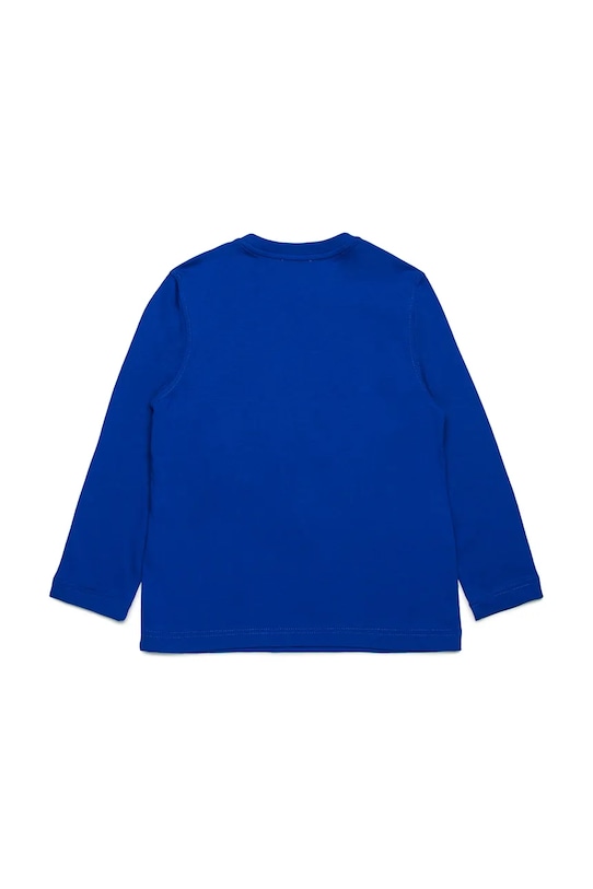 Diesel longsleeve din bumbac pentru copii TDROPS T-SHIRT J02474 albastru AW25