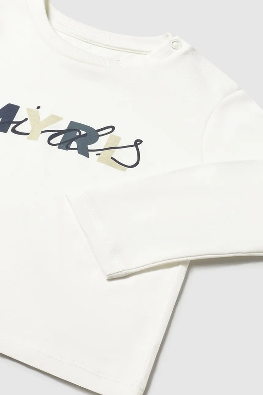 Chłopiec Mayoral longsleeve bawełniany 108.3D.Baby.9BYA beżowy