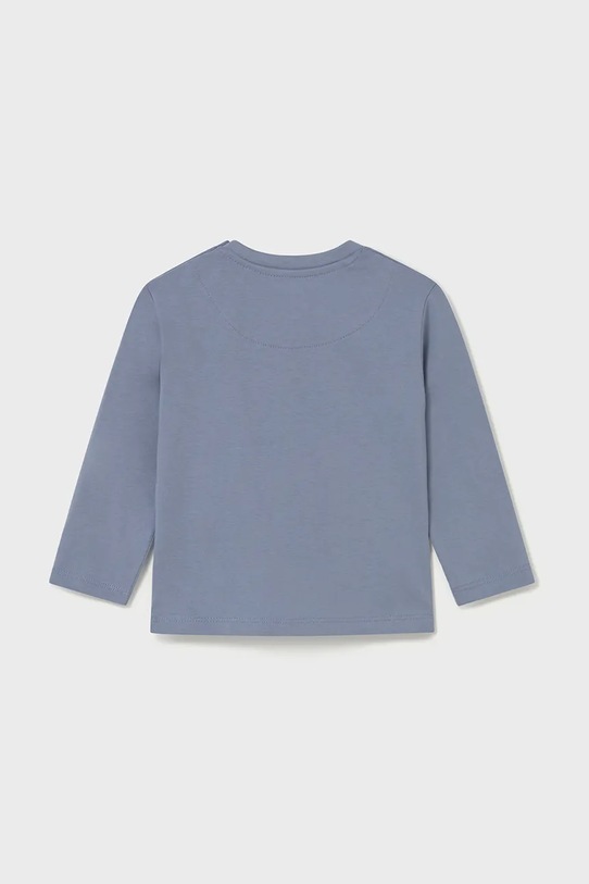 Mayoral longsleeve bawełniany 108.3D.Baby.9BYA niebieski AW25