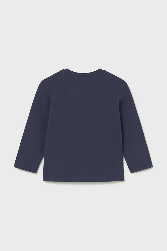 Mayoral longsleeve bawełniany 108.3D.Baby.9BYA granatowy AW25