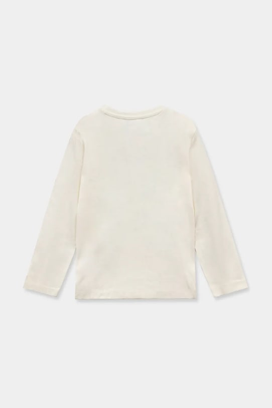 Chłopiec Mayoral longsleeve bawełniany 173.5C.Mini.9BYA beżowy