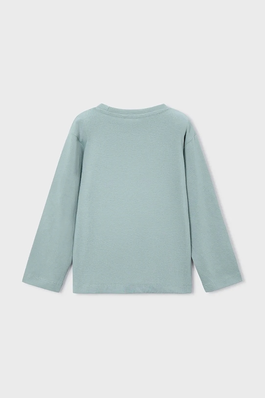 Mayoral longsleeve din bumbac 173.5C.Mini.9BYA turcoaz AW25