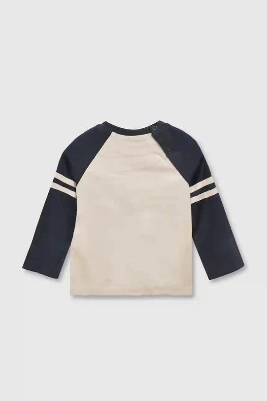 Mayoral longsleeve bawełniany niemowlęcy 2059.3A.Baby.9BYA granatowy AW25