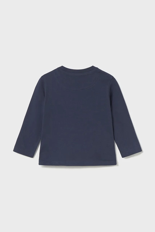 Mayoral longsleeve bawełniany 2066.3C.Baby.9BYA granatowy AW25