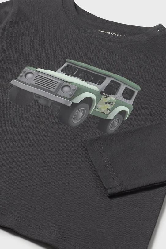 Chłopiec Mayoral longsleeve bawełniany 2066.3C.Baby.9BYA czarny