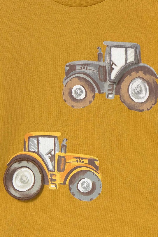 Băieți Mayoral longsleeve din bumbac pentru copii 2069.3D.Baby.9BYA galben