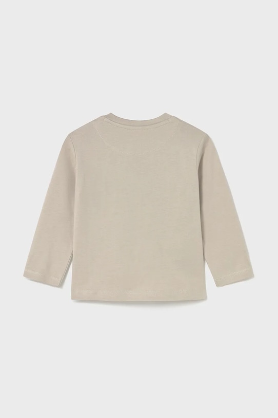 Mayoral longsleeve din bumbac pentru copii 2070.3E.Baby.9BYA maro AW25