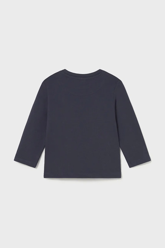 Mayoral longsleeve din bumbac pentru copii 2071.3E.Baby.9BYA bleumarin AW25