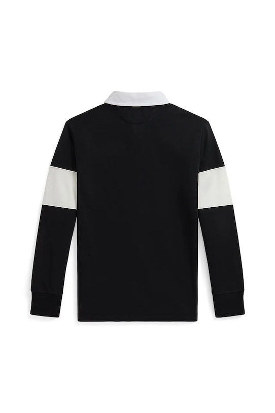 Дитячий бавовняний лонгслів Polo Ralph Lauren 323P01531002 чорний AW25