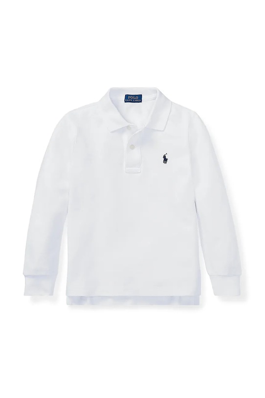 Παιδικό βαμβακερό μακρυμάνικο Polo Ralph Lauren βαμβάκι λευκό 322703634013