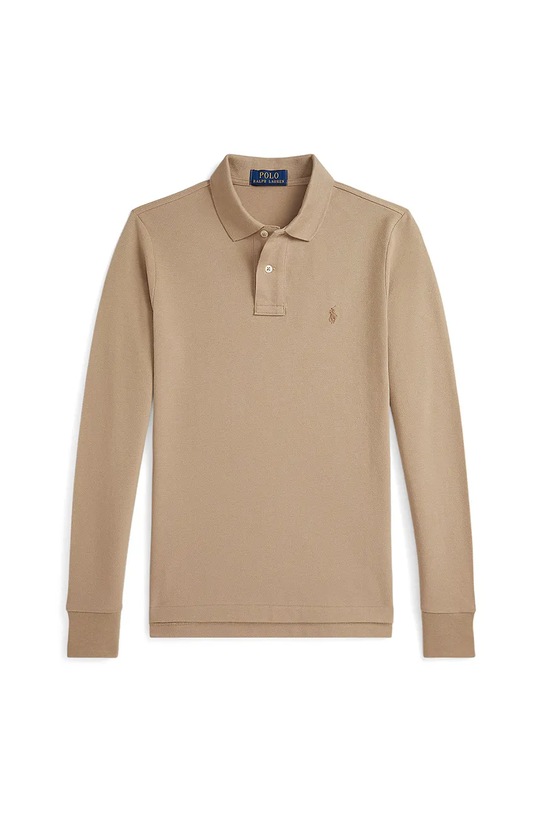Polo Ralph Lauren longsleeve bawełniany dziecięcy bawełna beżowy 323708858069