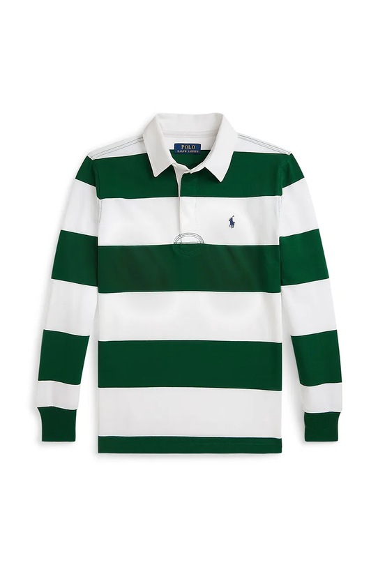 Παιδικό βαμβακερό μακρυμάνικο Polo Ralph Lauren βαμβάκι λευκό 323882614008