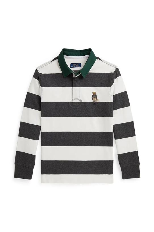 Βαμβακερή μπλούζα με μακριά μανίκια Polo Ralph Lauren βαμβάκι λευκό 323980429001