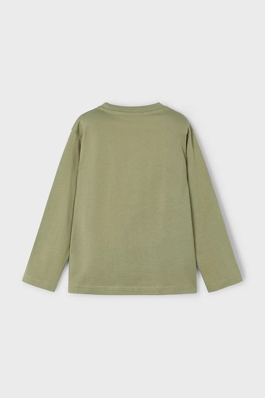 Chłopiec Mayoral longsleeve bawełniany 4077.5A.Mini.9BYA zielony