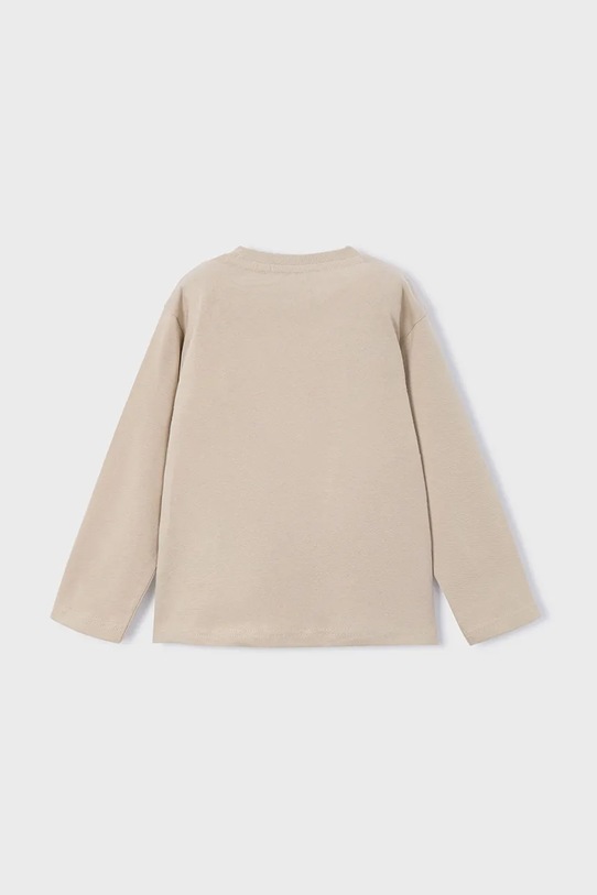 Chłopiec Mayoral longsleeve bawełniany 4078.5B.Mini.9BYA beżowy