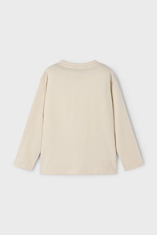 Chłopiec Mayoral longsleeve bawełniany 4079.5B.Mini.9BYA beżowy