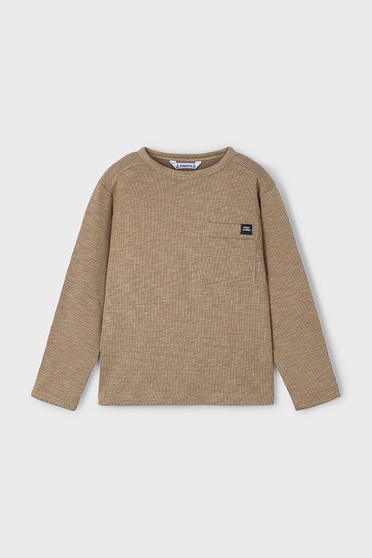 Mayoral longsleeve 4082.5C.Mini.9BYA brązowy AW25