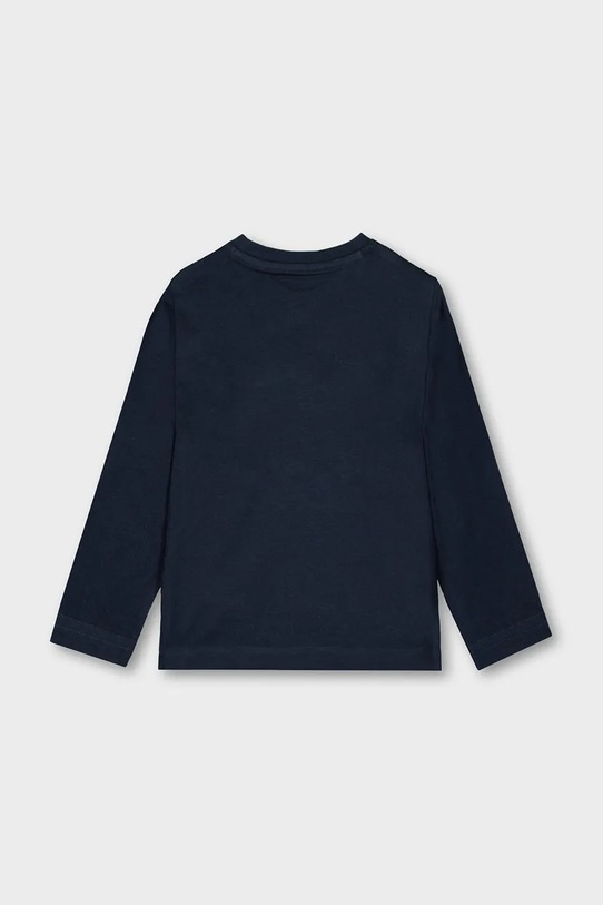 Хлопковый детский лонгслив Mayoral 4085.5D.Mini.9BYA тёмно-синий AW25