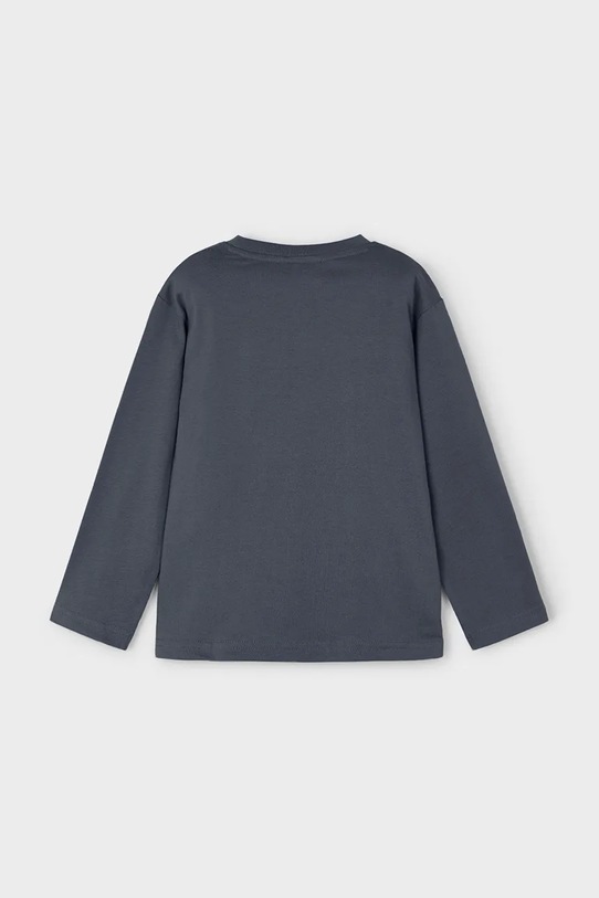 Mayoral longsleeve din bumbac pentru copii 4088.5E.Mini.9BYA albastru AW25