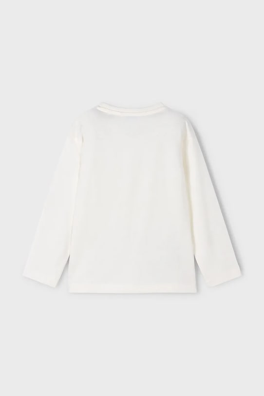 Băieți Mayoral longsleeve din bumbac 4090.5E.Mini.9BYA bej
