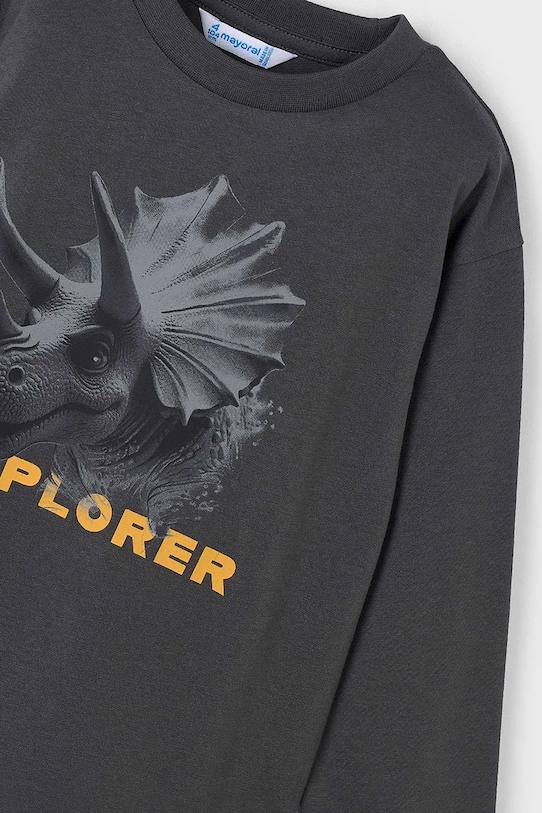 Mayoral longsleeve bawełniany szary 4090.5E.Mini.9BYA