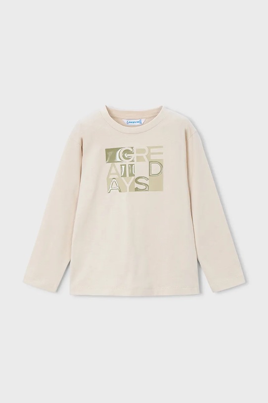 Mayoral longsleeve in cotone bambino/a cotone beige 4095.5H.Mini.9BYA