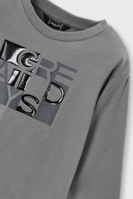 BIMBO Mayoral longsleeve in cotone bambino/a 4095.5H.Mini.9BYA grigio