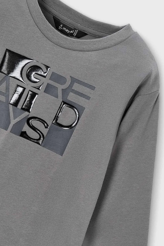 Αγορίστικα Παιδικό βαμβακερό μακρυμάνικο Mayoral 4095.5H.Mini.9BYA γκρί