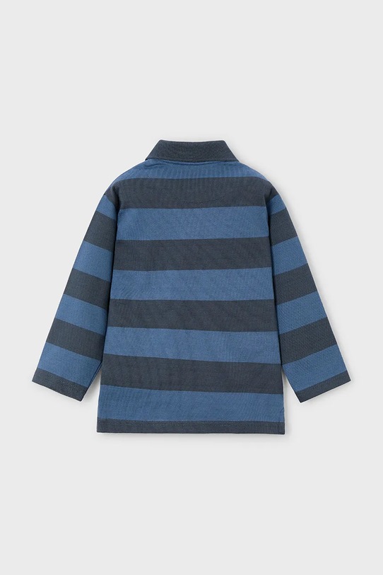 Mayoral longsleeve bawełniany dziecięcy 4119.5A.Mini.9BYA niebieski AW25