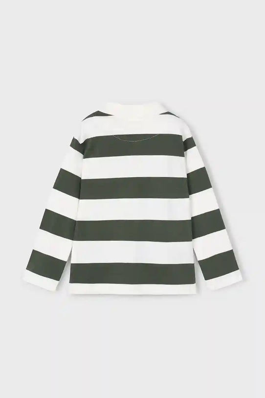 Băieți Mayoral longsleeve din bumbac pentru copii 4119.5A.Mini.9BYA verde