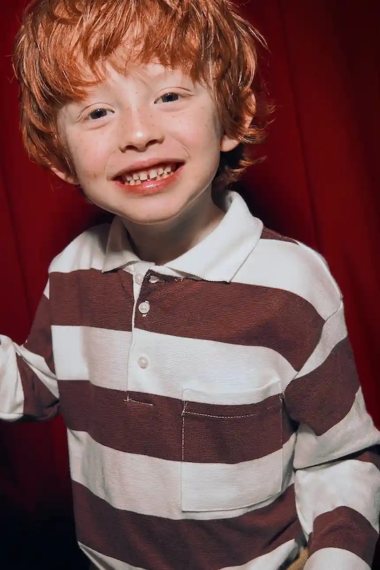 Mayoral longsleeve din bumbac pentru copii 4119.5A.Mini.9BYA rosu