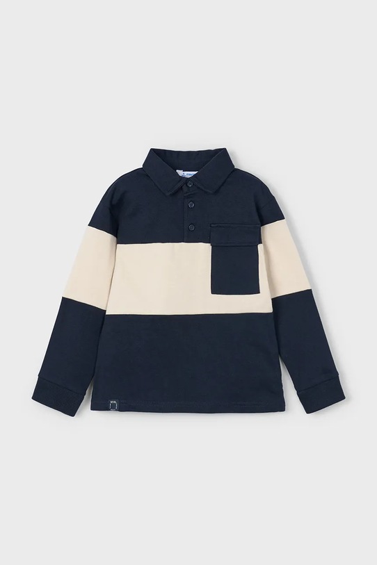 Mayoral longsleeve bawełniany 4121.5F.Mini.9BYA granatowy AW25