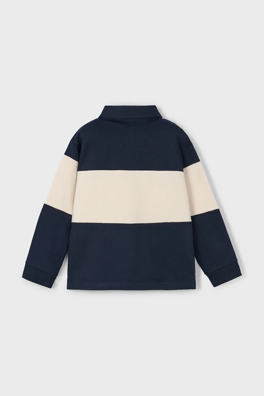 Chłopiec Mayoral longsleeve bawełniany 4121.5F.Mini.9BYA granatowy