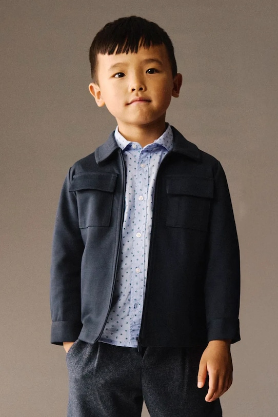 Mayoral camicia per bambini lunga blu navy 4125.5H.Mini.9BYA
