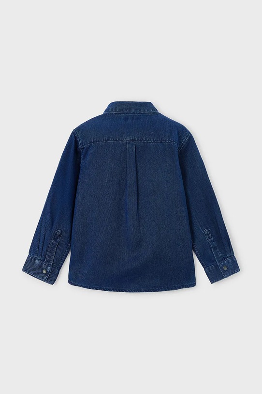 Mayoral cămașă din denim pentru copii 4126.5A.Mini.9BYA bleumarin AW25