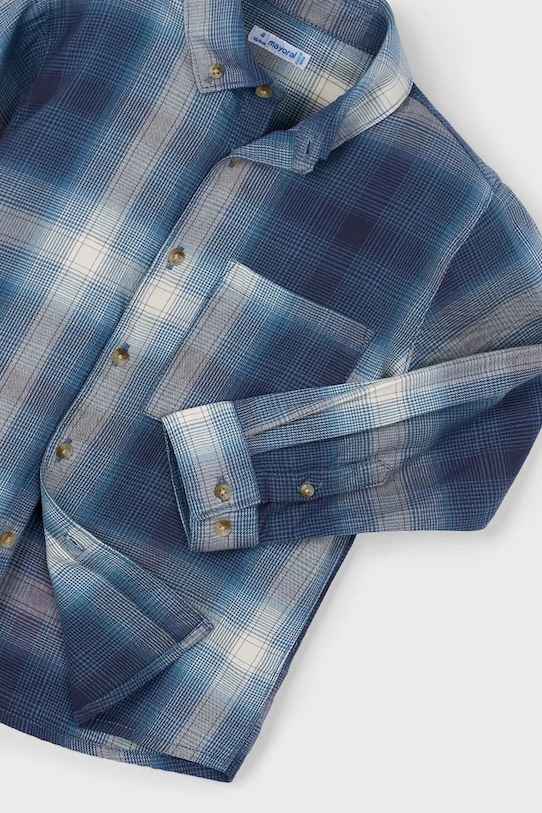 Mayoral koszula bawełniana granatowy 4127.5D.Mini.9BYA