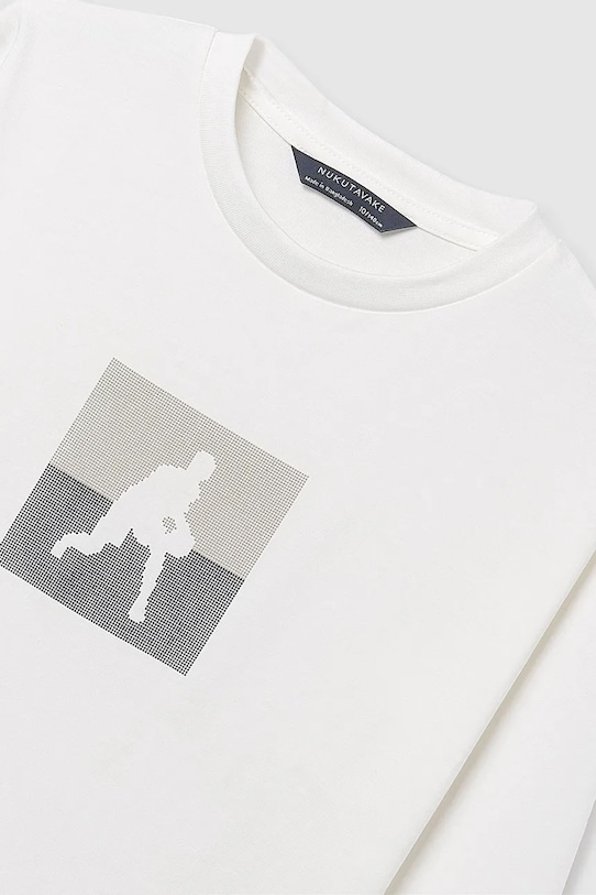 Băieți Mayoral longsleeve din bumbac 7005.7A.Junior.9BYA bej